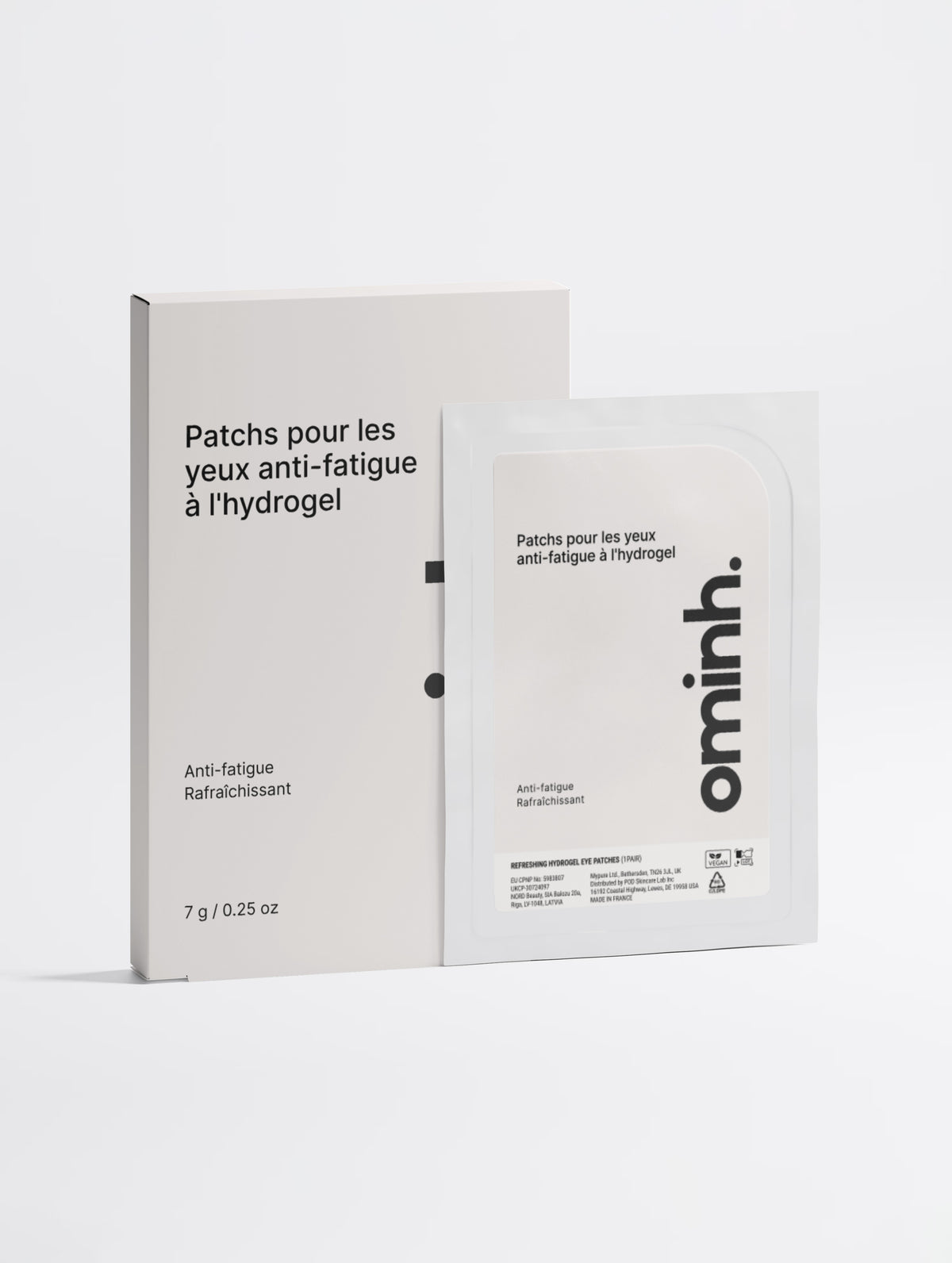 Patchs pour les yeux anti-fatigue à l'hydrogel