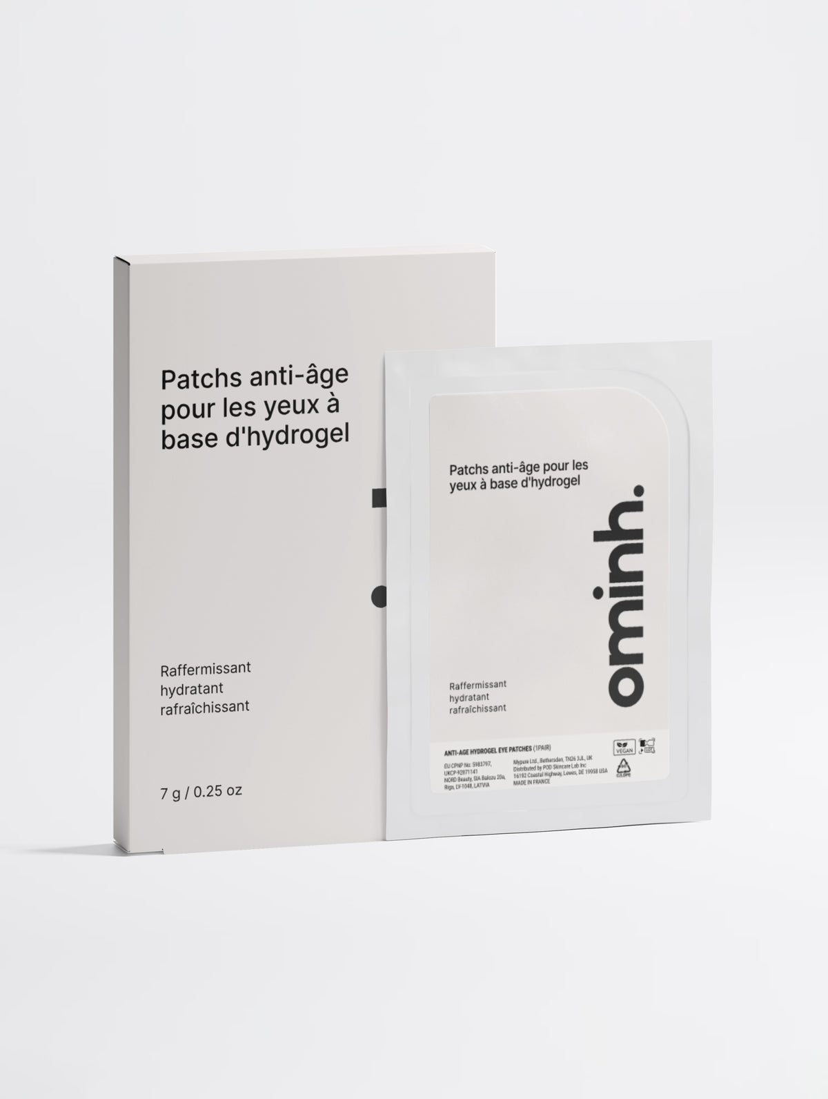 Patchs anti-âge pour les yeux à base d'hydrogel