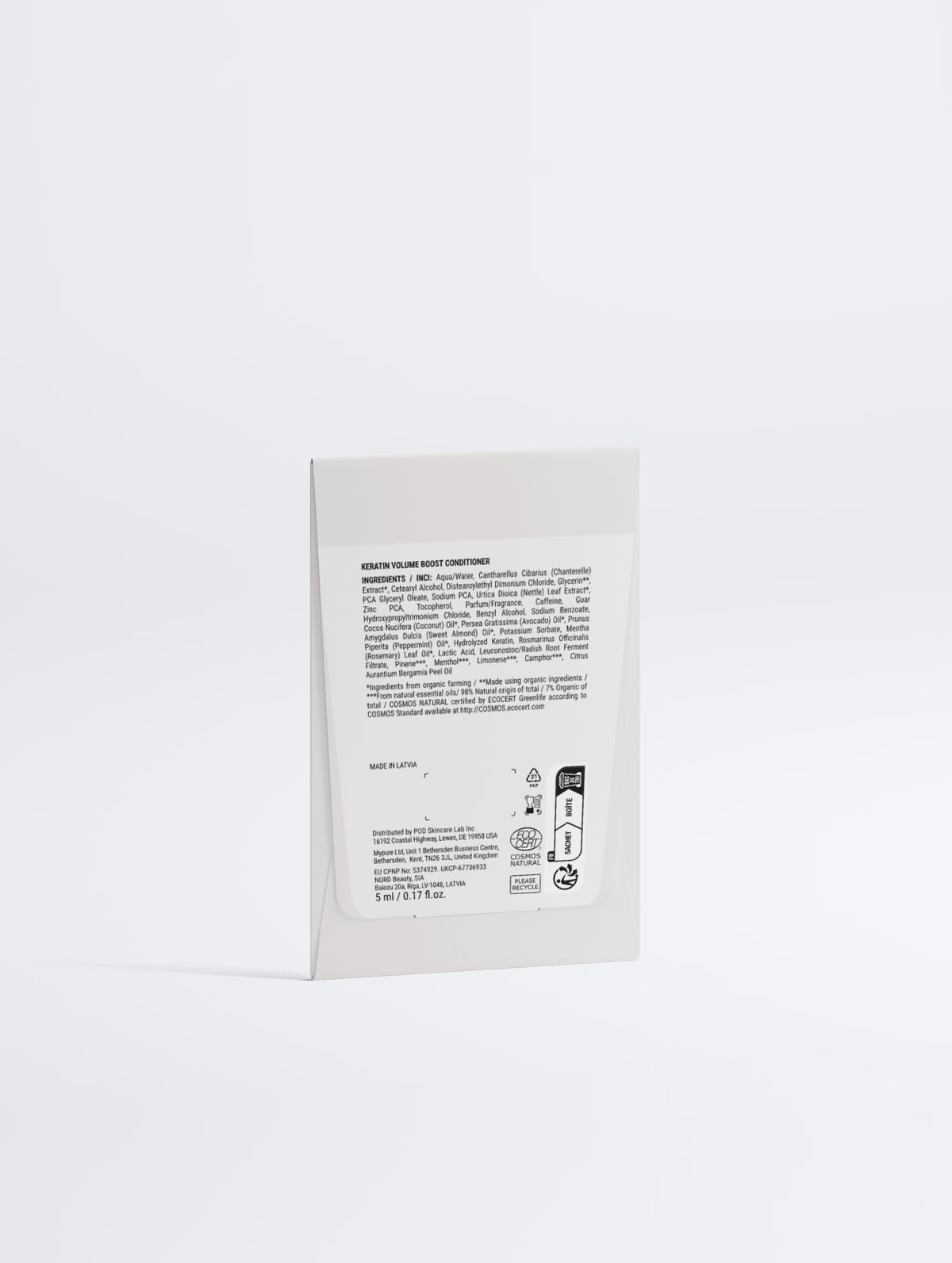 Après-shampooing volumateur à la kératine (Sachet d'essai)