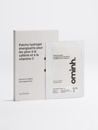 Patchs hydrogel énergisants pour les yeux à la caféine et à la vitamine C